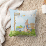 Peter the Rabbit Birthday Garden Party Kissen<br><div class="desc">Peter the Rabbit Birthday Garden Party Kissen Kissen für das Baby</div>