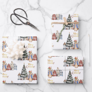 Peter the Rabbit Christmas Shopping Geschenkpapier Set