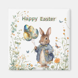 Peter the rabbit easter egg balloons magnet