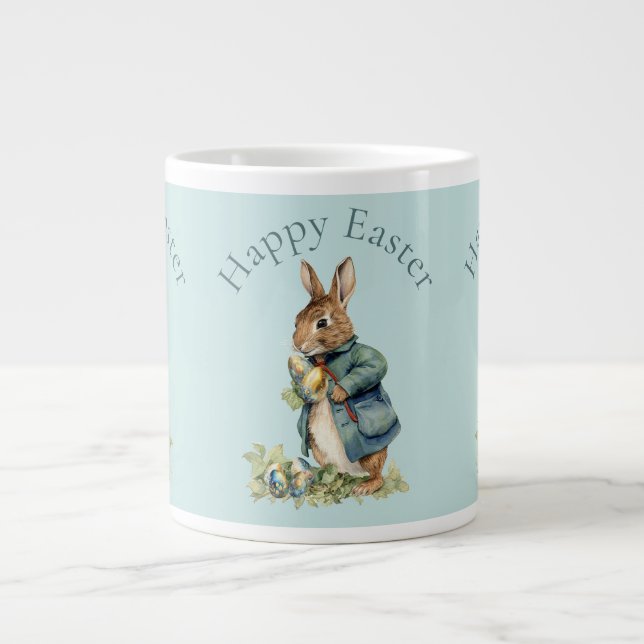 Peter the rabbit Easter egg hunt Jumbo-Tasse (Vorderseite)