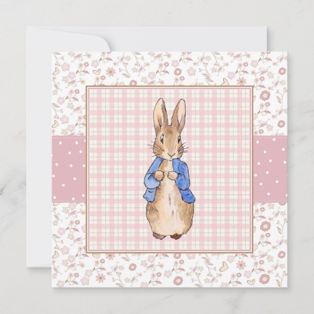 Peter the Rabbit Einladung (Vorderseite)