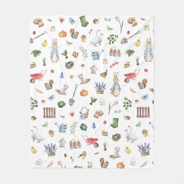 Peter the Rabbit Fleecedecke (Vorderseite)