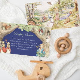 Peter the Rabbit Forest Friends Display Dusche Begleitkarte