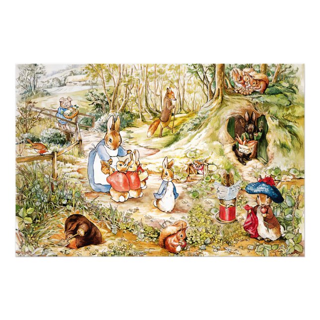 Peter the Rabbit Fotodruck (Vorne)