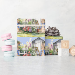 Peter the Rabbit Garden Shed Geschenkpapier