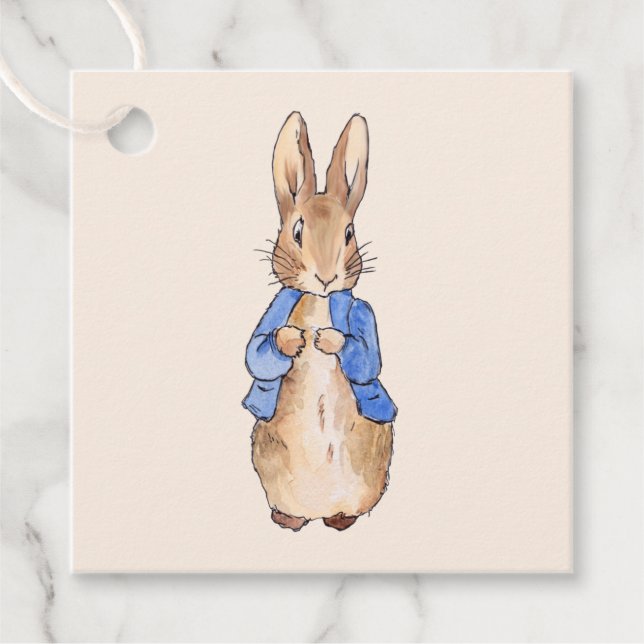 Peter the Rabbit Geschenkanhänger (Vorderseite)