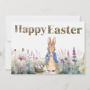 Peter the Rabbit Happy Oaster Feiertagskarte