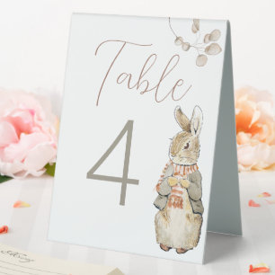 Peter the Rabbit Herbst Winter Table No Tischaufsteller