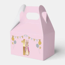 Peter the Rabbit Pink Jacket Erster Geburtstag