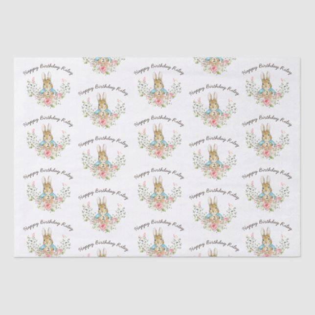 Peter the Rabbit Seidenpapier (Vorderseite)