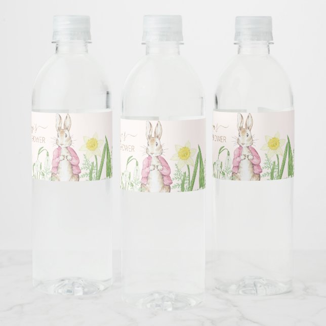 Peter the Rabbit Spring Blooms Pink Baby Dusche (Flaschen)