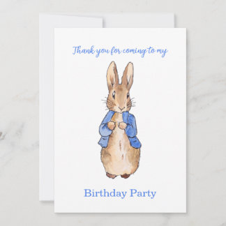 Peter the Rabbit Vielen Dank für die Einladung