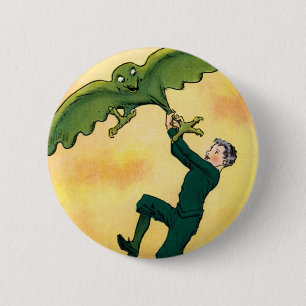 Peter und der Vogel-Button Button