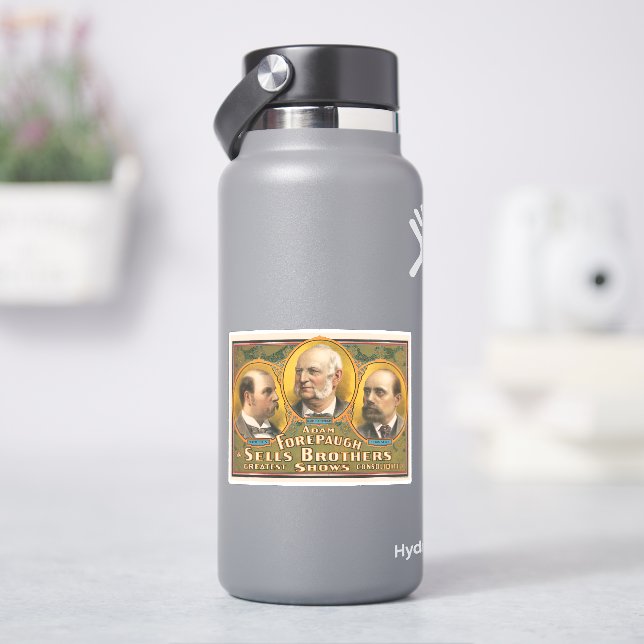 Peter verkauft, Adam Forepaugh und Lewis verkauft Aufkleber (HydroFlask)