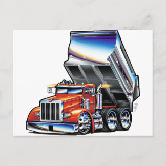 Peterbilt 357 Dump Truck Postkarte