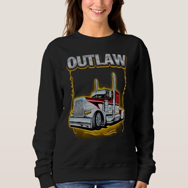 Peterbilt-LKW verboten Sweatshirt (Vorderseite)