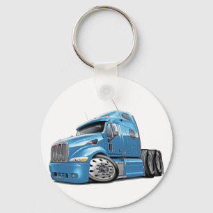 Peterbilt lt Blue Truck Schlüsselanhänger