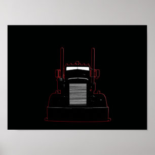Peterbilt Needle Édition de nez #3 affiche