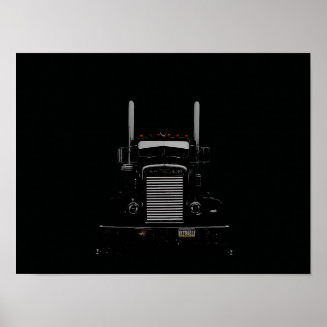 Peterbilt Needle Nose bearbeitet #1 Poster (Vorne)