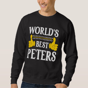 Peters benennt Teamfamilie Nachname von Weltbesten Sweatshirt