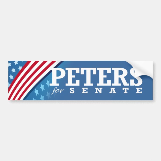 PETERS FÜR SENAT 2014 AUTOAUFKLEBER (Vorne)