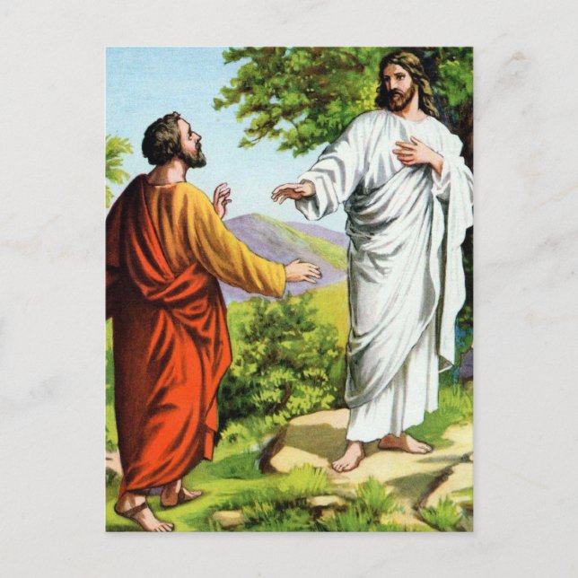 Peter's Geständnis Postkarte (Vorderseite)