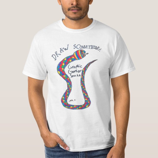 Peter's Graphic Garter Schlange Shirt (Vorderseite)