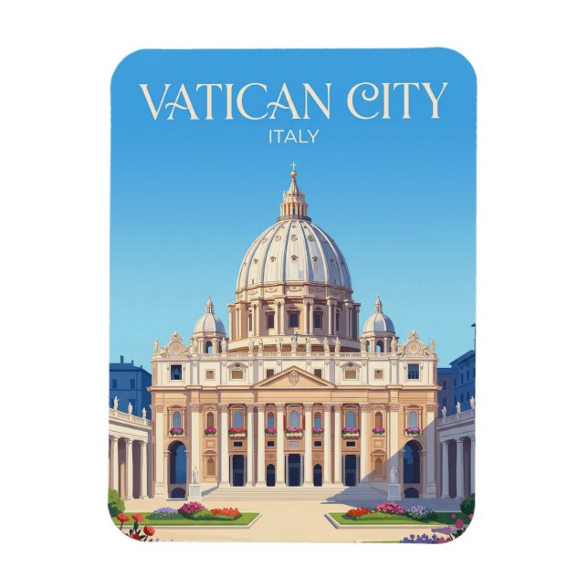Petersbasilika Italien Magnet (Vertikal)