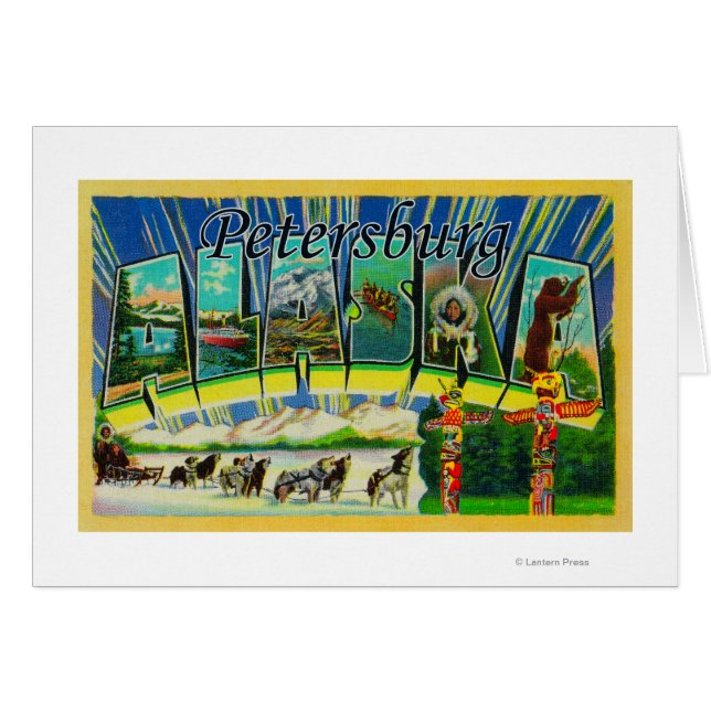Petersburg, Alaska - Große Briefmarkenszenen (Vorderseite (Horizontal))