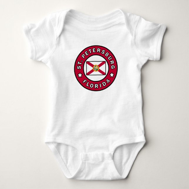 Petersburg Florida Baby Strampler (Vorderseite)