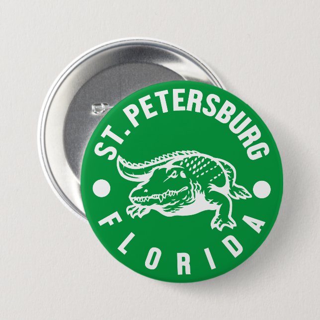 Petersburg, Florida Button (Vorne & Hinten)