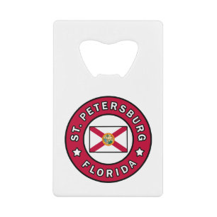 Petersburg Florida Geldbeutel Flaschenöffner