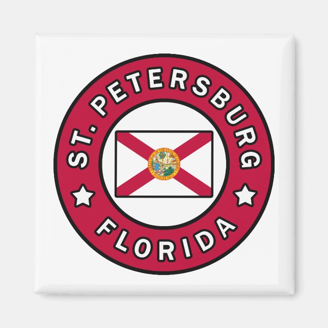 Petersburg Florida Magnet (Vorne)