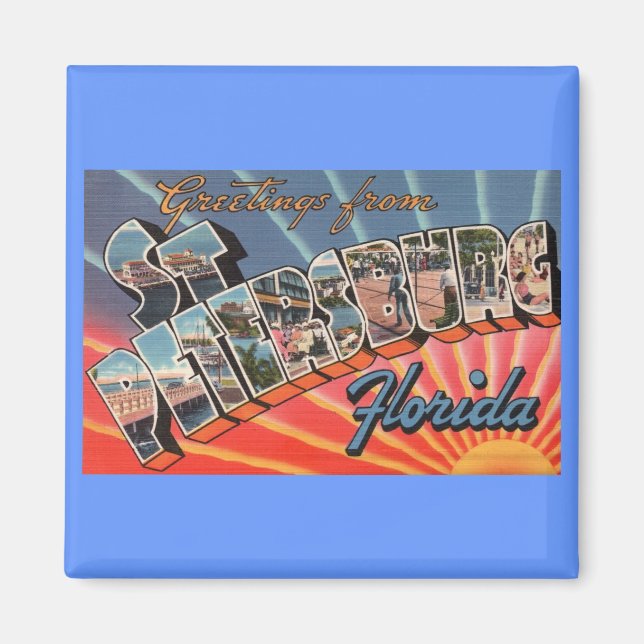 Petersburg Florida Magnet (Vorne)
