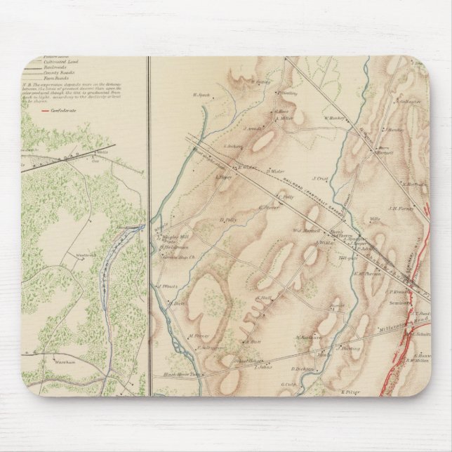 Petersburg, Gettysburg Mousepad (Vorne)