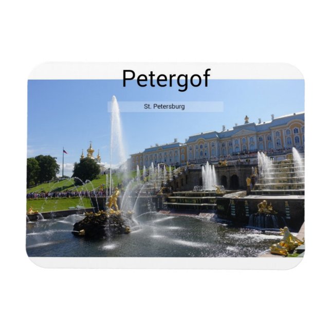 Petersburg, Petergof Magnet (Horizontal)