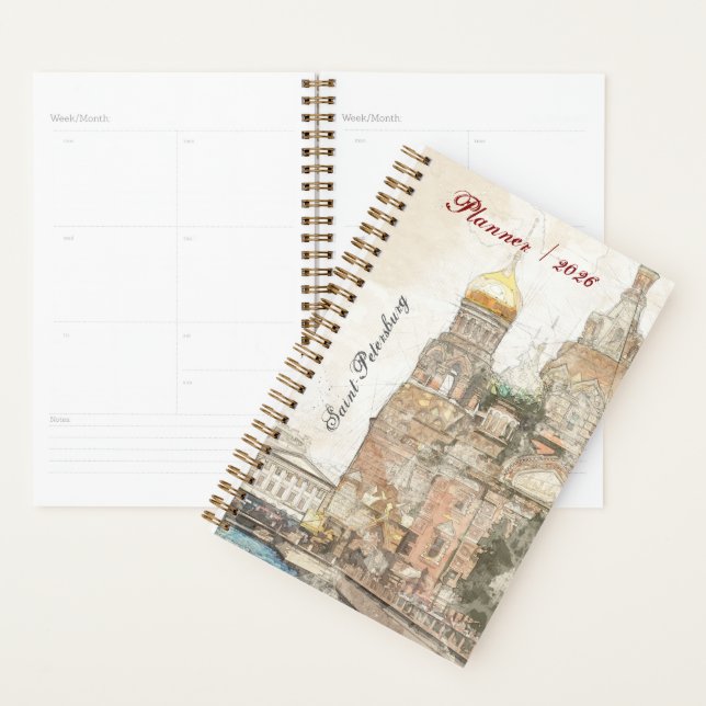 Petersburg Russland 2026 Planer - Elegant (Anzeige)
