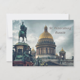 Petersburg Russland Historisches Denkmal Postkarte