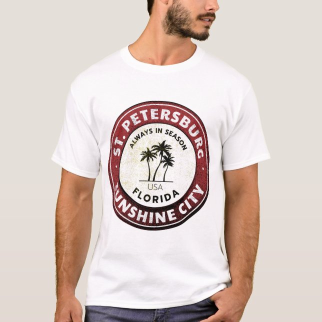 Petersburg Sunshine City Florida T-Shirt (Vorderseite)