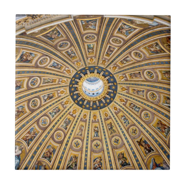 Petersdom - Vatikan, Rom, Italien Fliese (Vorderseite)