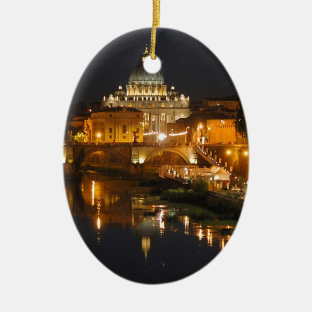 Petersdom - Vatikan - Rom - Italien Keramik Ornament (Vorne)