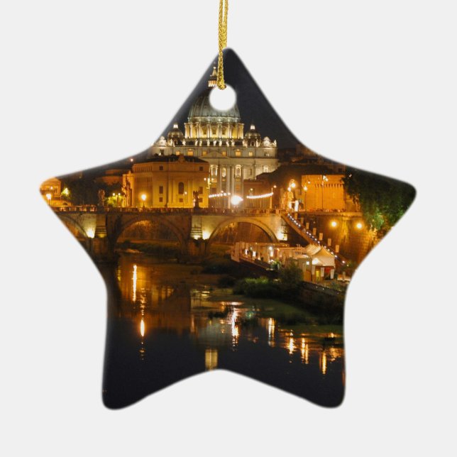 Petersdom - Vatikan - Rom - Italien Keramikornament (Vorne)