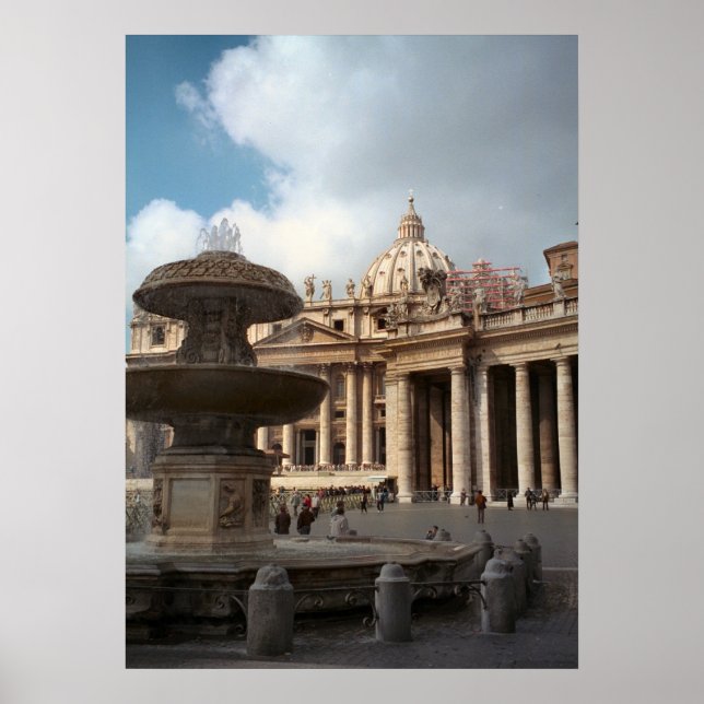 Petersdom, Vatikan, Rom Poster (Vorne)
