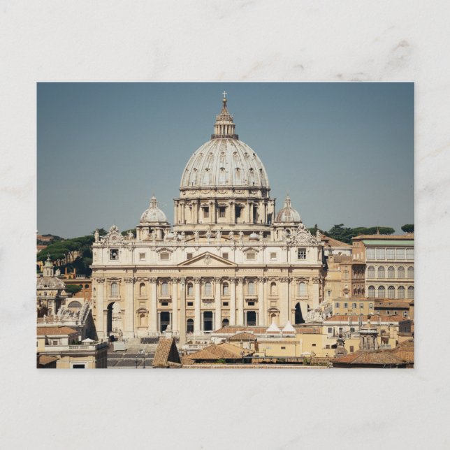 Petersdom, Vatikanstadt, Italien Postkarte (Vorderseite)