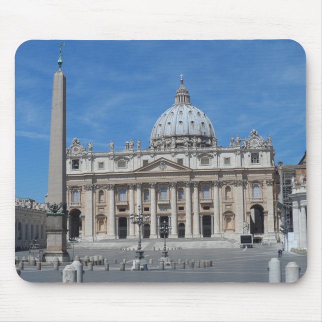 Petersdom - Vatikanstadt Mousepad (Vorne)