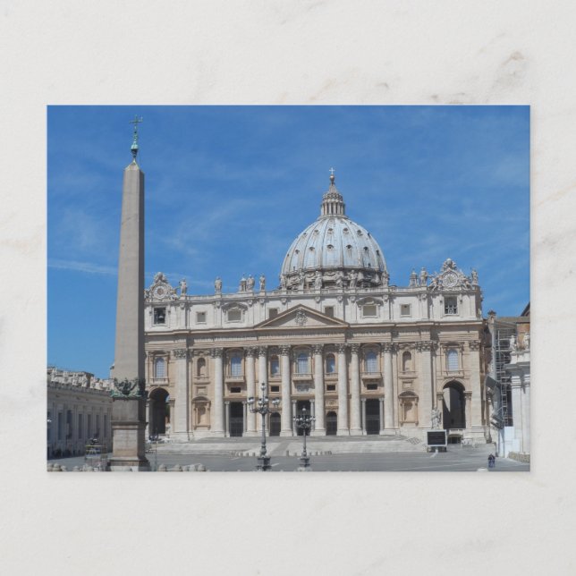 Petersdom - Vatikanstadt Postkarte (Vorderseite)