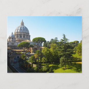 Petersdom, Vatikanstadt, Rom, Italien Postkarte