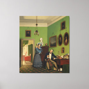 Petersen Familien-Balance durch Wilhelm Ferdinand Leinwanddruck