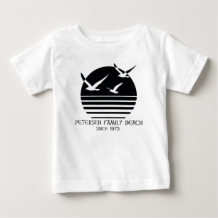Petersen Familien-Strand-Baby-T-Shirt Baby T-shirt