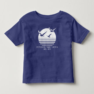 Petersen Familien-Strand-Kleinkind-T-Shirt Kleinkind T-shirt